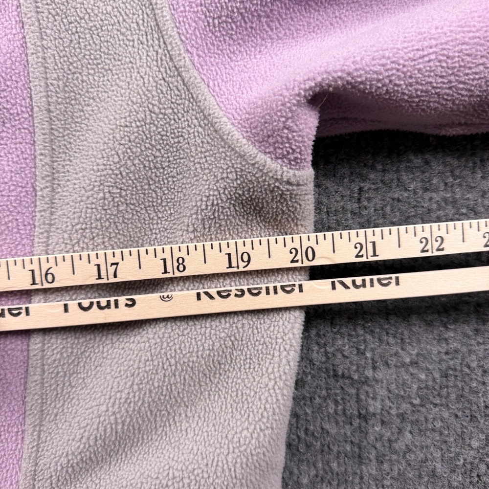The North Face Fleece Jacket Womens Medium Purple Grey Full Zip Outdoor Layer - Picture 8 of 11